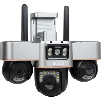 Bezpečnostní kamera Blow V-336B WiFi IP kamera 6MP se třemi objektivy a PTZ