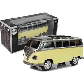 autíčko LEAN Toys Autobus s pohonem a zvukem žlutá