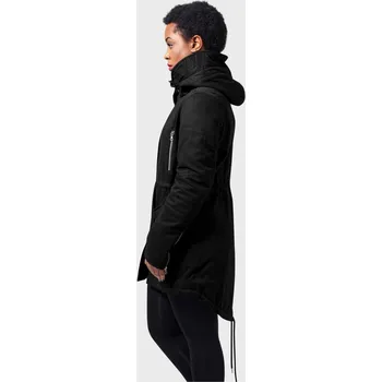 Dámská parka Dámská bavněná parka Urban Classics s rozšířeným zadním dílem Barva: Černá, Velikost: 4XL