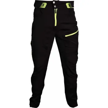 Pánské kalhoty Kalhoty unisex Haven Singletrail - černé-zelené, 3XL