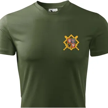 Pánské tričko Triko funkční Striker znak AČR - olivové, XXL