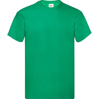 Chlapecké tričko Triko pánské Fruit of the Loom Original T - zelené, XXL