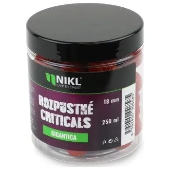 Boilies Karel Nikl Rozpustné Criticals Boilie Gigantica 250 ml - 18 mm
