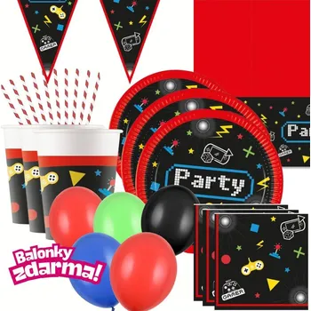 Party dekorace MojeParty Party set - Game party - pro 8 osob