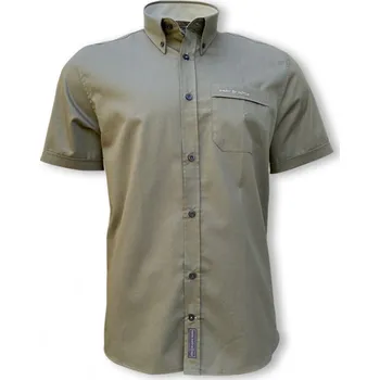 Pánská košile Košile pánská Erik and Sons Syda - olivová, 3XL