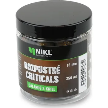 Boilies Karel Nikl Rozpustné Criticals Boilie Calanus & Krill 250 ml - 24 mm