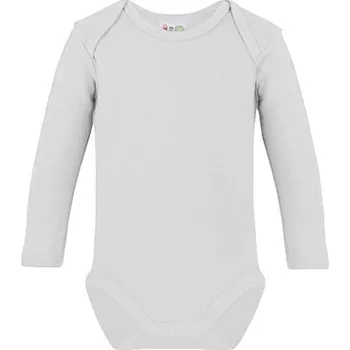 Kojenecký body Link Kids Wear Dětské body s dlouhým rukávem X945 White 62-68