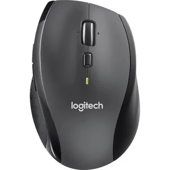 Logitech Marathon M705/Kancelářská/Optická/Pro praváky/1 000 DPI/Bezdrátová USB/Černá