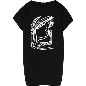 Dámské šaty Tatuum ÚPLETOVÉ ŠATY S LINEÁRNÍM POTISKEM - KLARA