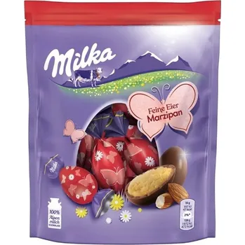 Čokoláda Milka Jemná vajíčka Marcipán s alpskou mléčnou čokoládou 90g