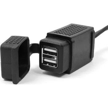 Řídítka BIKETEC motocyklová zásuvka MUS43 DIN ISO 4165 BMW i TRIUMPH USB montáž na řídítka (EL) (BIKETEC motocyklová zásuvka MUS43 DIN ISO 4165 BMW i TRIUMPH USB montáž na řídítka (EL))