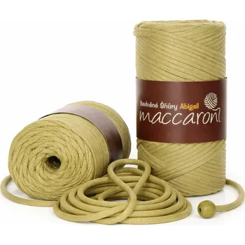 Bavlněná šňůra Abigail 3 mm světlá khaki 21-804