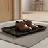 Rohožka Home Styling Collection Odkapávač na boty 35 x 27 x 3 cm 3 ks černý