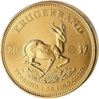 Investiční zlato - zlatá mince Krugerrand 1 Oz 2017 (1967-2017) 50.výročí