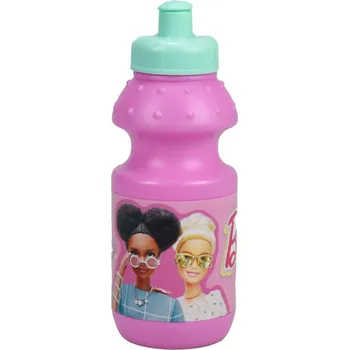 Láhev GIM S.A. Plastová láhev na pití BARBIE sportovní růžová 350 ml