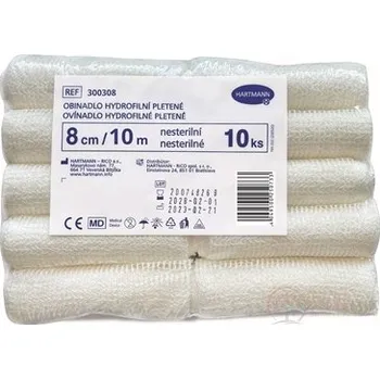 Hartmann Obinadlo hydrofilní fixační nesterilní 8 cm x 10 m 10 ks