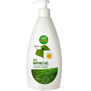 Intimní hygienický prostředek BUPI family MYCÍ GEL 3v1 CITRÓNOVÁ TRÁVA, BREZA 500 ml