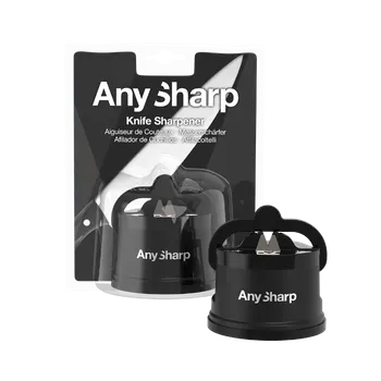 AnySharp Brousek na nože Premium s plastovým tělem v blistru, černá ANYSHARPBLACK