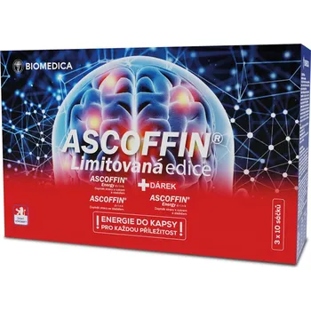 Biomedica Ascoffin Drink + Ascoffin Energy Drink 3x 10 sáčků