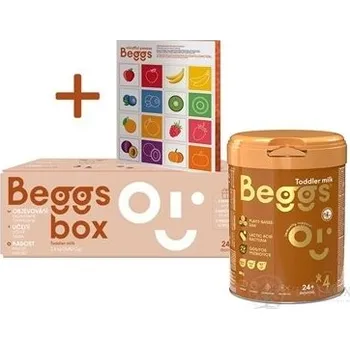 Dětská výživa Beggs 4 box batolecí mléko, výživa malých dětí (od ukonč. 24. měsíce) + pexeso, 3x800 g (2,4 kg)