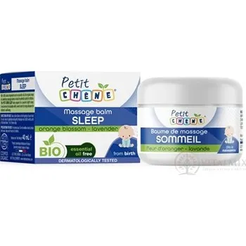 Masážní přípravek Petit CHENE Massage balm SLEEP masážní balzám pomerančový květ - levandule 40 ml