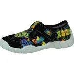 PEON dětská přezůvková obuv MI/018 GR street art Velikost: 34