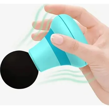 Mini masážní pistole, ruční přenosný elektrický masážník pro celé tělo, 6 rychlostních režimů, USB nabíjení, tichý provoz černá