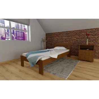 Postel Postel masiv Šárka 80 x 200 cm - DUB + rošt ZDARMA