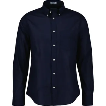 KOŠILE GANT REG GMNT DYED COTTON VOILE SHIRT EVENING BLUE