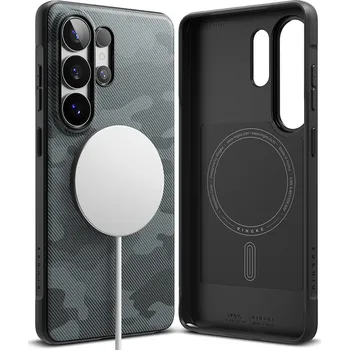 Pouzdro na mobilní telefon Ringke Onyx MagSafe pro Samsung Galaxy S26 UltraCamo Black