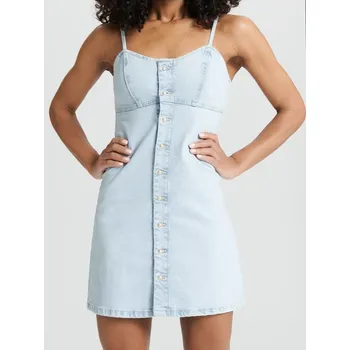 Dámské šaty Sinsay - Džínové minišaty - modrá - 7222F-05J - 7222F-05J-34-1