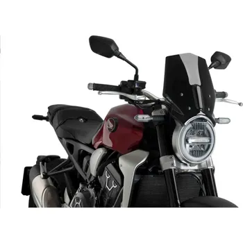 Motodíl Plexi štít PUIG NEW. GEN SPORT 9748N černý pro HONDA CB 650 R