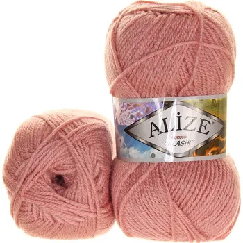 Alize Burcum klasik 161 starorůžová