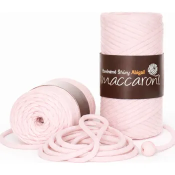 Bavlněná šňůra Abigail 3 mm starorůžová 51-912