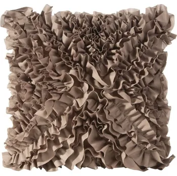 Povlečení Povlak na polštář MIRENA tmavě béžový