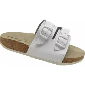 Dámská zdravotní obuv Korkové pantofle-bílé, vel. 35,37-39,41-43 vel. 37 - délka vnitřní stélky 24 cm