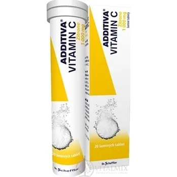 Přírodní produkt Additiv VITAMIN C 1000 mg Zitrone tbl eff 20 ks