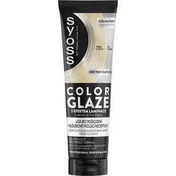 Barva na vlasy Syoss Toner na vlasy Color Glaze Ultra platinový 130 ml