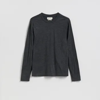 Reserved - Merino vlna dlouhý rukáv - tmavě šedá - 989IR-90M - 989IR-90M-M