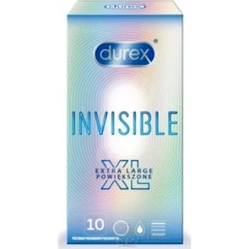 DUREX INVISIBLE XL kondom 10 ks