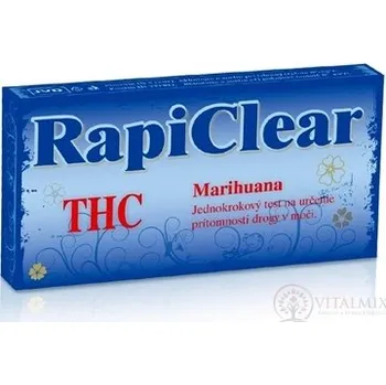 Diagnostický test RapiClear THC (Marihuana) IVD, test drogový na automatická diagnóza 1 ks