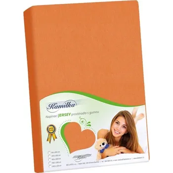 Prostěradlo Prostěradlo jersey Mandarinková BX1001465 - 180x200 cm