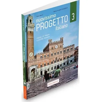 Italský jazyk Nuovissimo Progetto italiano 3/C1 Libro dello studente + CD audio