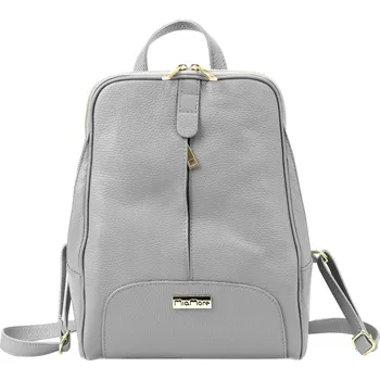 Městský batoh Dámský kožený batoh MiaMore šedý (KZ2246188) 9,5l