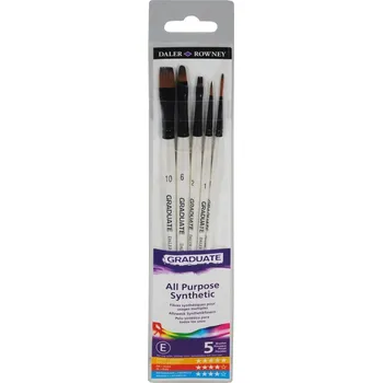 Malířský štětec Daler Rowney Graduate Multi-Technique Brush Synthetic Sada štětců 5 ks