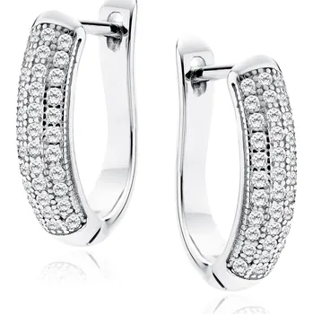 Náušnice Stříbrné náušnice OLÍVIE Ag 925/1000