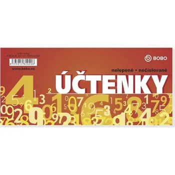 Dětské zboží Účtenky balené 155 x 70 mm, nelepené, 50 listů