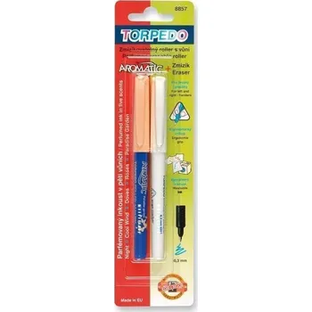 Kancelářské potřeby Koh-i-noor TORPEDO zmizíkovatelný roller Torpédo s vůní+ zmizík