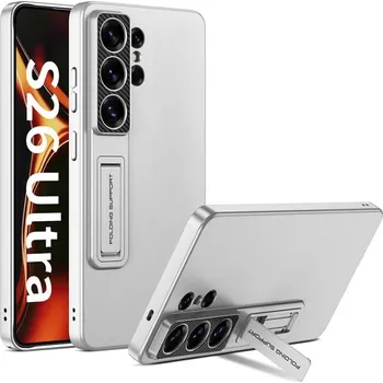 Pouzdro na mobilní telefon GKK 134693 GKK SUPPORT Ochranný kryt se stojánkem Samsung Galaxy S26 Ultra 5G stříbrný