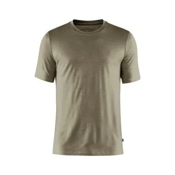 Pánské termoprádlo Fjällräven Abisko Wool SS Men Light Olive zelená L